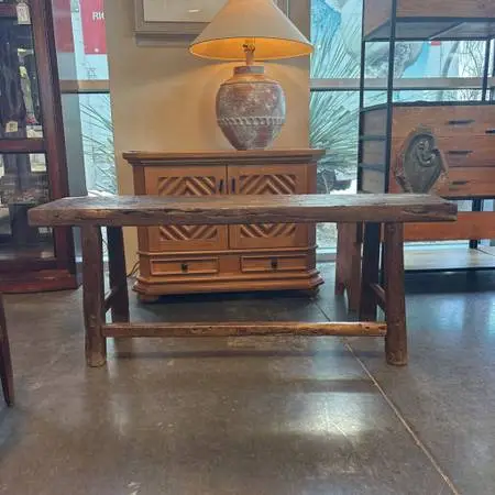 Vintage Wood Bench - 54X13X21.5H