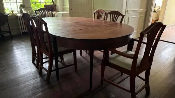 Antique English Hepplewhite Banquet Table (Circa 1790)