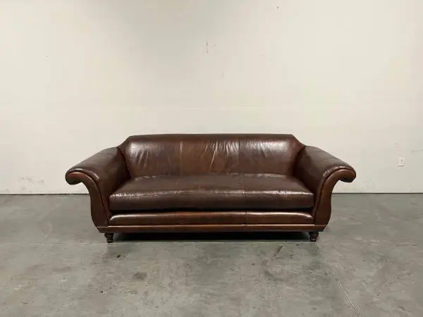 Restoration Hardware Leather Sofa