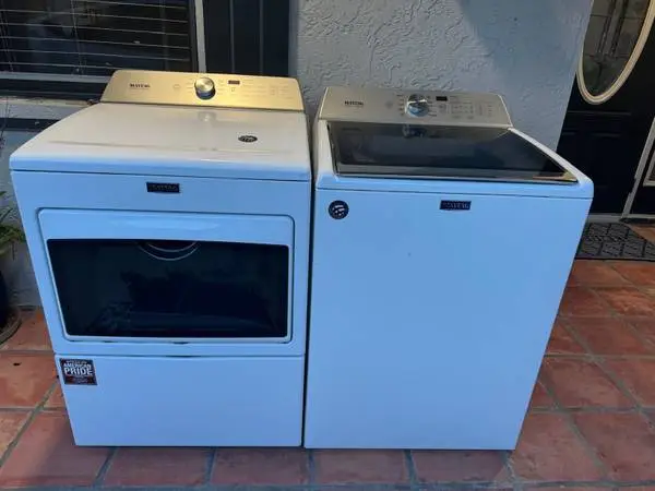 Maytag commercial washer and dyer