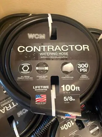 NEW 100ft contractor hoses