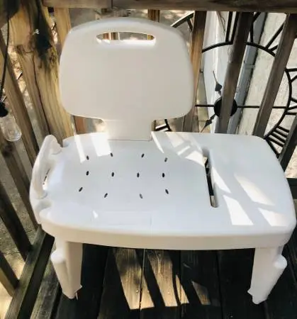 Transfer bench for seniors