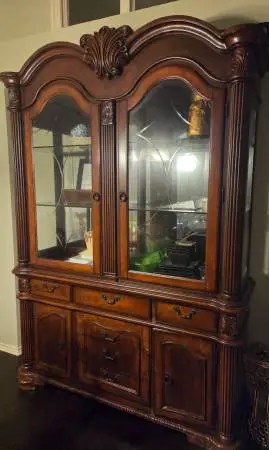 Wooden China Cabinet