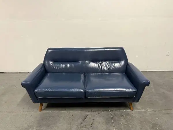 West Elm Leather Sofa