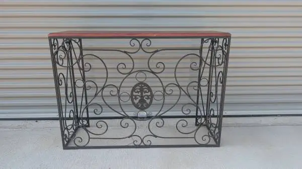 Wrought Iron Sofa or Entry Table