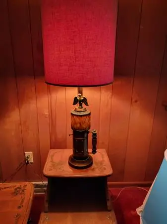 Patriot themed lamps