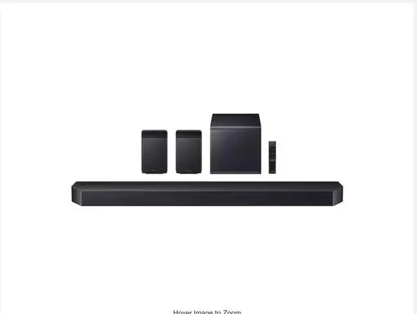 Samsung Q-Series Q990H 11.1.4ch Soundbar + Subwoofer + Rear Speakers