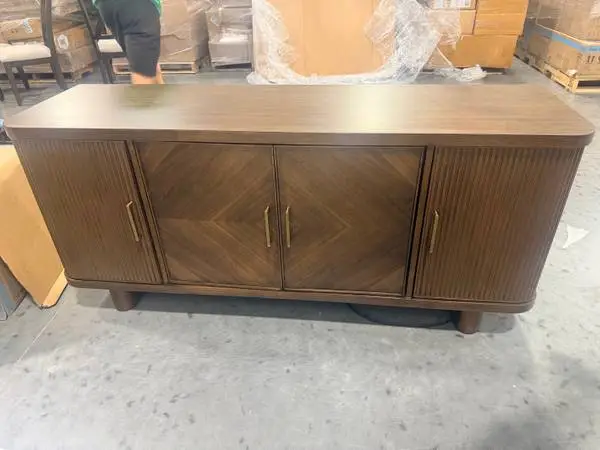 Foremost Home Montebello 68 Accent TV Console Walnut Brand New