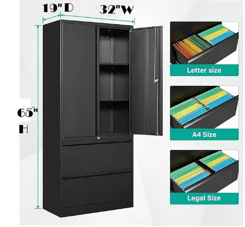 FILING CABINET WITH KEY USED