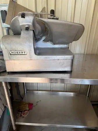Hobart 1712 commercial meat slicer
