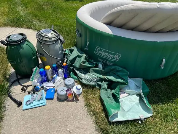 Coleman Lay-Z-Spa hot tub(used) - AS IS