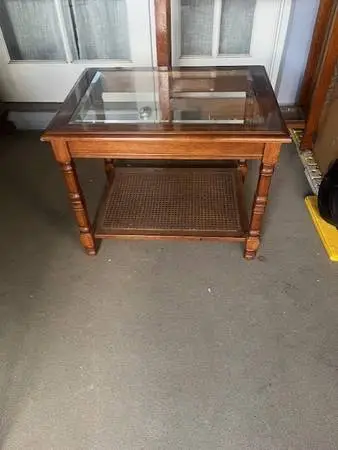 Coffee Table-Glass Top
