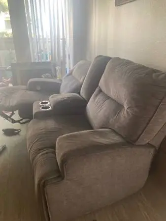 Ashly doble recliner grey
