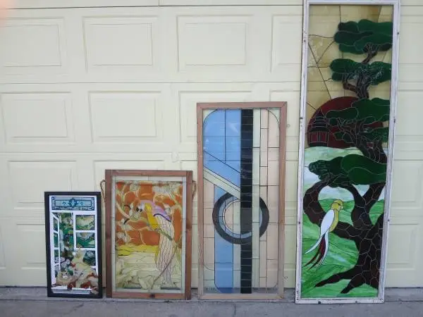 BEAUTIFUL STAINED GLASS - INDIVIDUALLY PRICED from $140
