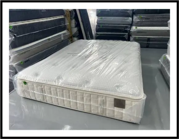 Queen Size King Koil Natural Collection Orchid Mattress & Box Bed