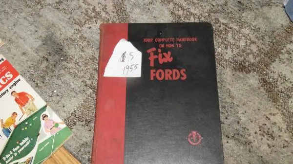 book how to fix fords 1955