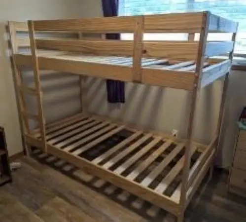 IKEA Wooden Bunk Bed Frame