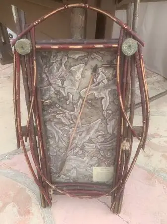 Custom Hand Built Wood Twig Display Case
