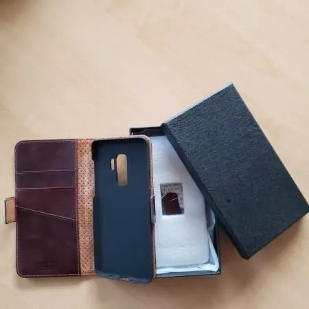Brand New Genuine Leather Samsung galaxy S9+ case for sale