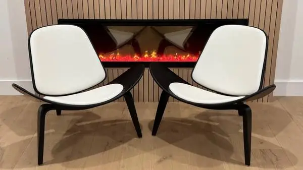 New Wegner Shell Chair Leather Seats -CH07 Shell Chair - Danish Design