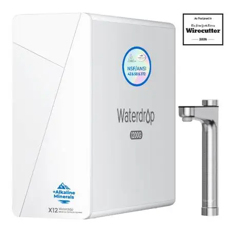 Waterdrop X12 White Tankless Reverse Osmosis System