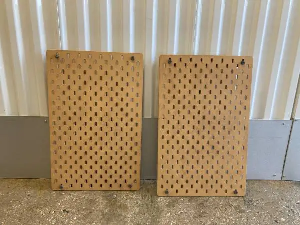 Ikea SKÅDIS peg board with hardware