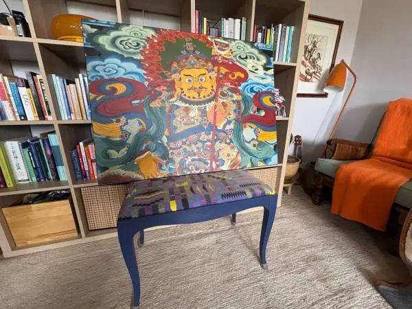 Large Tibetan Buddhist Guardian Print on Board 30x40