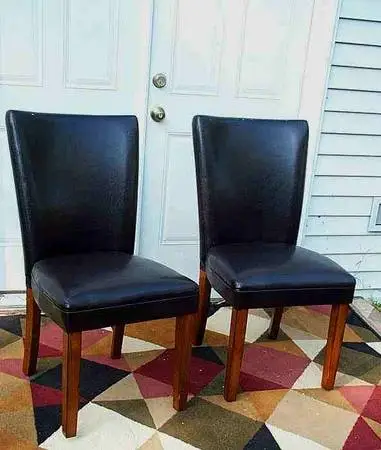 CHAIRS 2 matching Kitchen Dining Room Desk Cushioned Accent Chair Set