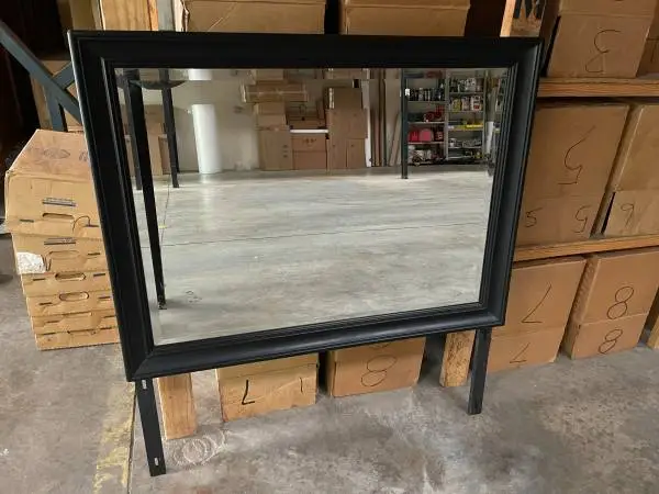 Black Dresser Mirror
