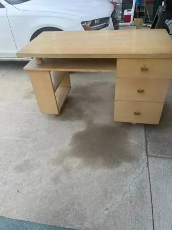 computer desk and chair