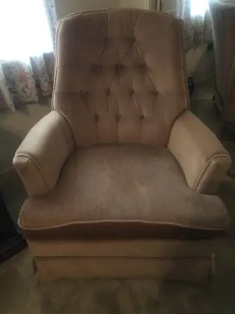 Swivel Upholstered Rocker