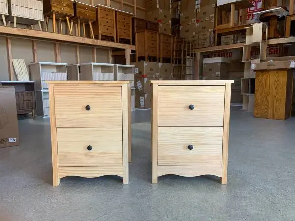 All wood Nightstands / bedside cabinets set ( Brand New ) #3