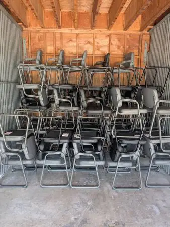 Lobby Chairs black & gray Clatina amazon reception