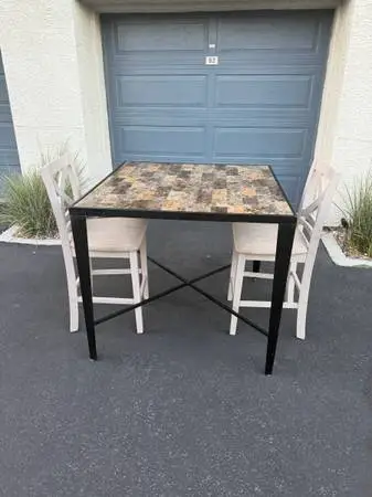 Pub Table W/2 Chairs