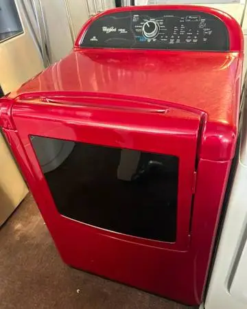 Dryer Electric Whirlpool Red