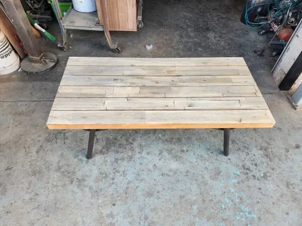 vintage solid Acacia wood, coffee table outdoor
