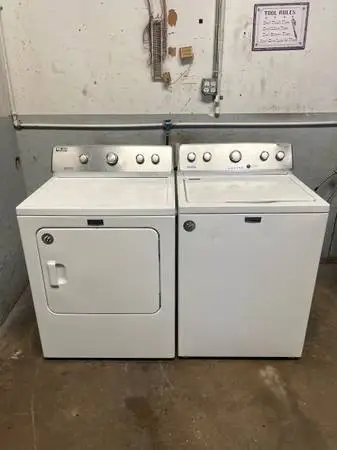 MAYTAG WASHER AND ELECTRIC DRYER