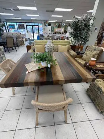 Multi Wood Dining Table