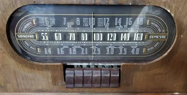 Vintage Radio and Cabinet