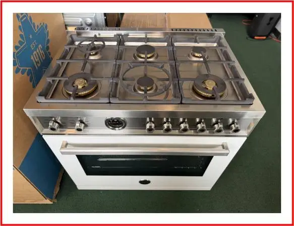 Bertazzoni – 36″ Professional Series range Gas oven Natursl Gas-Wh