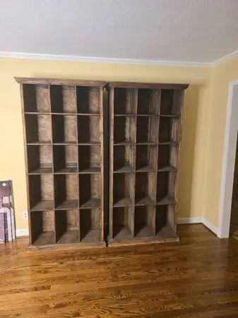 $150 - solid WOOD Shelves room dividers