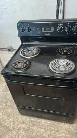 Coil top stove