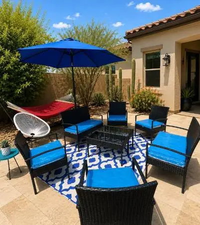 8 Piece Conversation Set Outdoor Patio Furniture *New*