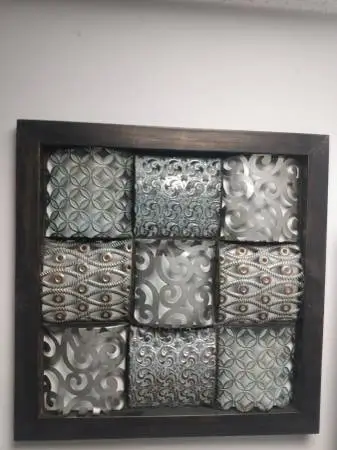 Hanging WALL ART / RECTANGULAR / METAL SEGMENTS