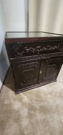Chinese Wooden Cabinet  - MOVING MUST SELL SOON...