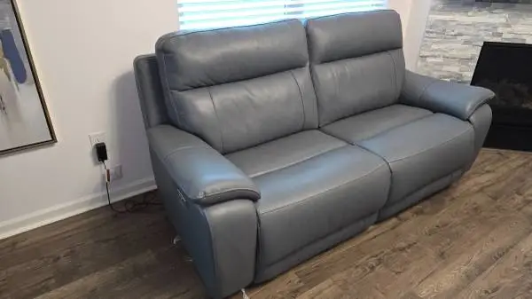 RECLINING SOFA, LOVE SEAT, CHAIR - REAL ITALIAN LEATHER