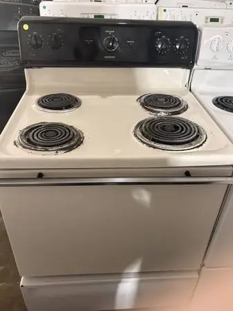 Electric coil top stove