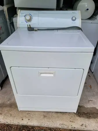 Whirlpool white electric dryer