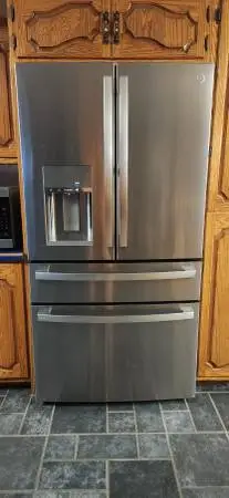 GE Profile 27.9CF Smart 4-Door Fingerprint Resistant SS Refrigerator