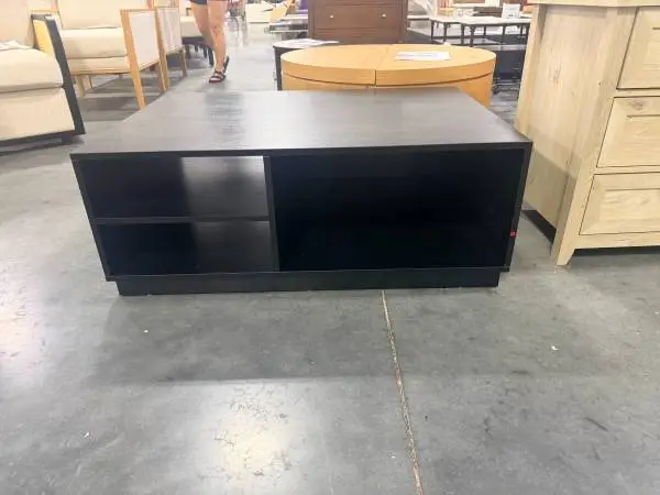 Modern Black Storage Coffee Table Console Brand New